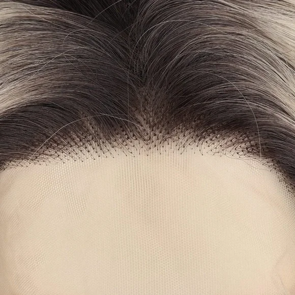 Ombre Dirty Blonde T Part Lace Front Wigs